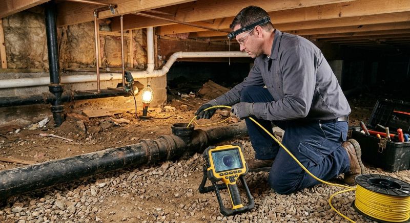 Drain Line Inspection in Denver, CO