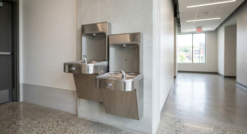 Drinking Fountain Installation in St Louis, MO